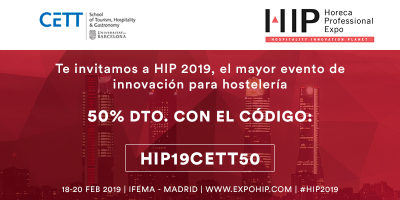 Photography from: ¡No te pierdas el congreso HIP 2019! | CETT